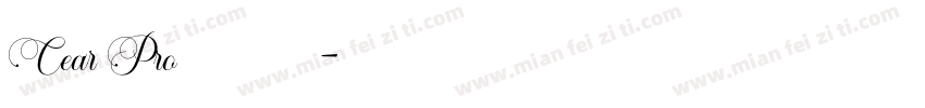 Cear Pro 普通西方字体转换
